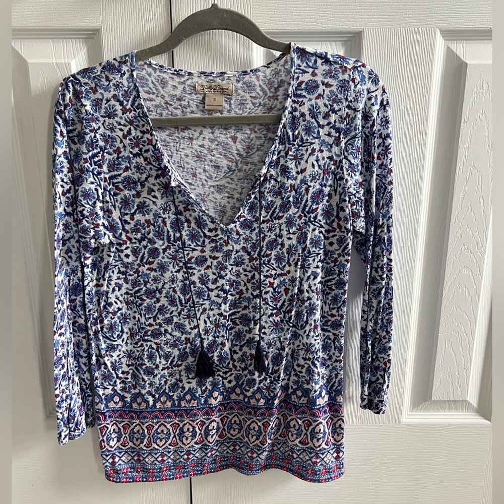 Lucky Brand Floral Long Sleeve